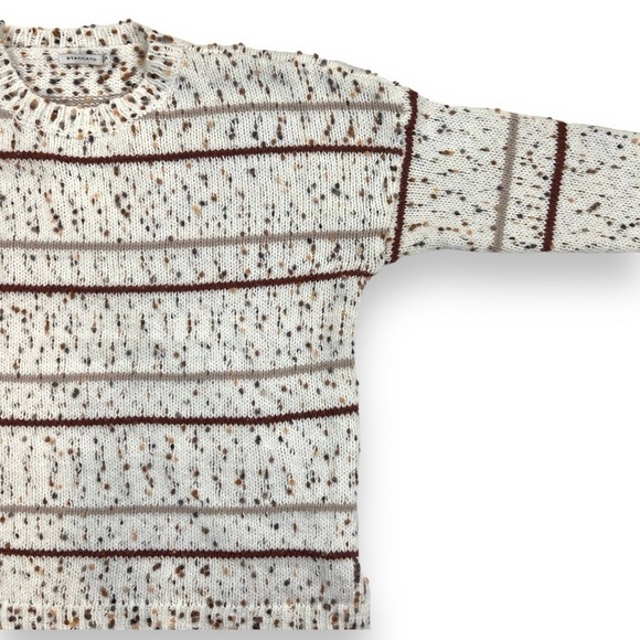 Staccato Popcorn Striped Crewneck Sweater - Picture 2 of 7